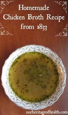 Old-Fashioned Chicken Broth: Nourishing, Savory, & Simple